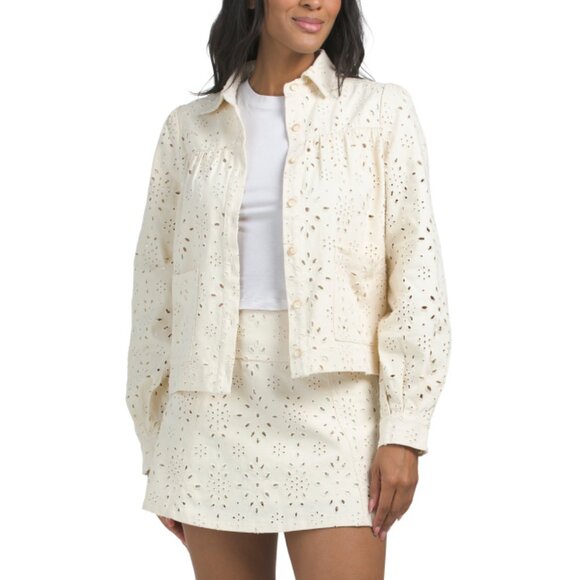 JACQUIE THE LABEL Ivory Helena Shirt - Picture 1 of 2